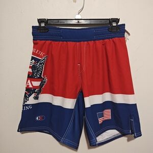 Cliff Keen Kids Red and Blue Board Shorts!